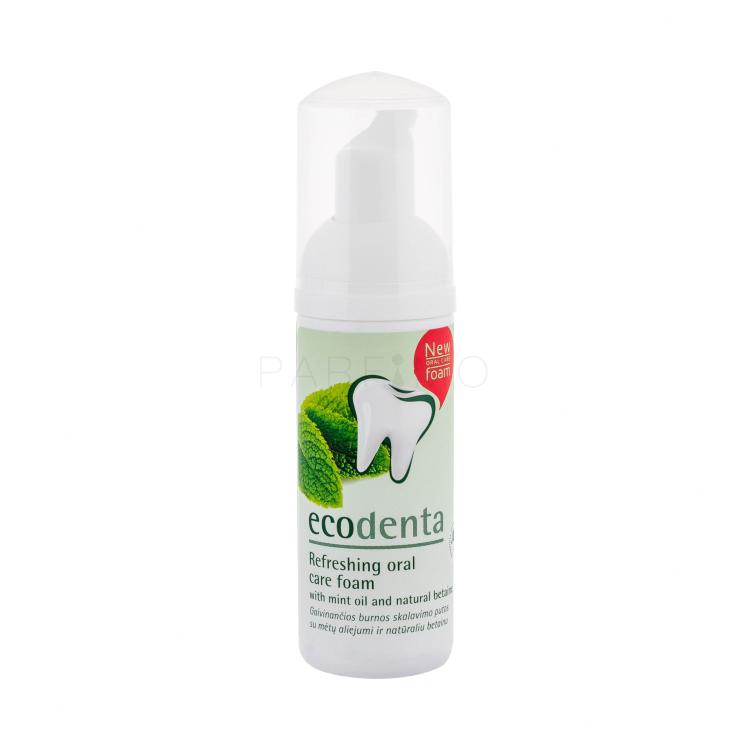 Ecodenta Mouthwash Refreshing Oral Care Foam Collutorio 50 ml