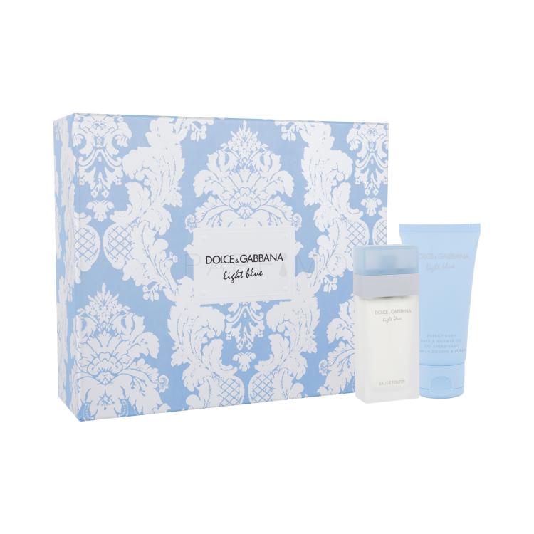 Dolce&amp;Gabbana Light Blue Pacco regalo Eau de Toilette 25ml+ 50 ml gel per il corpo