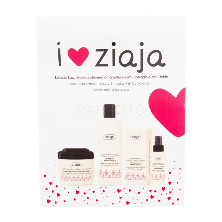 Ziaja Cashmere Pacco regalo shampoo rinforzante 300 ml + maschera rinforzante per capelli 200 ml + siero rinforzante per capelli 50 ml