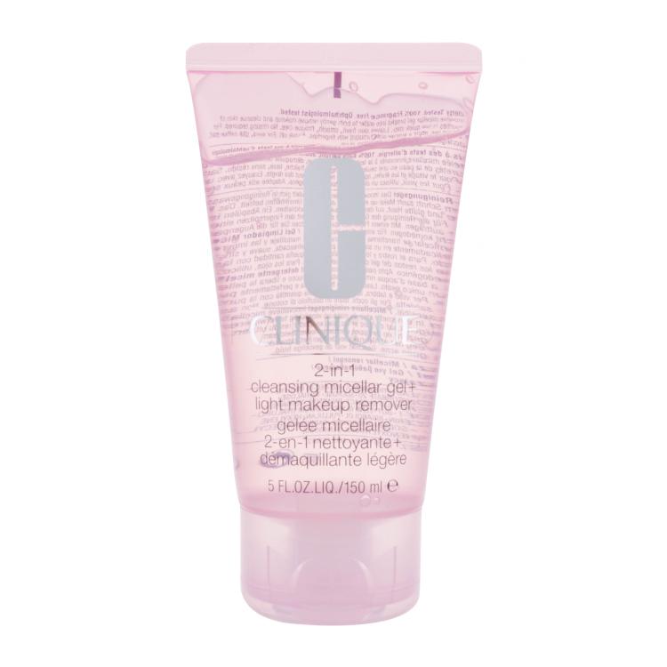Clinique 2in1 Cleansing Micellar Gel Struccante viso donna 150 ml