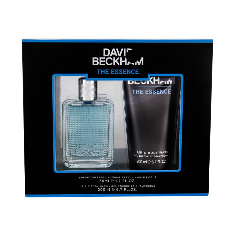 David Beckham The Essence Pacco regalo Eau de Toilette 50 ml + 200 ml doccia gel