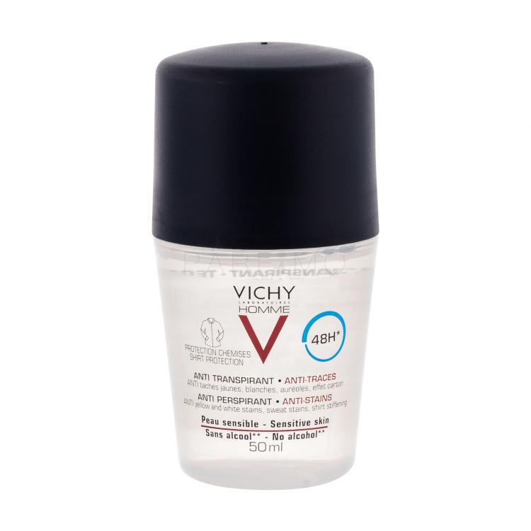 Vichy Homme Anti-Stains 48H Antitraspirante uomo 50 ml