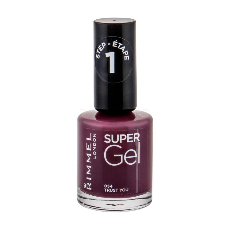 Rimmel London Super Gel STEP1 Smalto per le unghie donna 12 ml Tonalità 054 Trust You