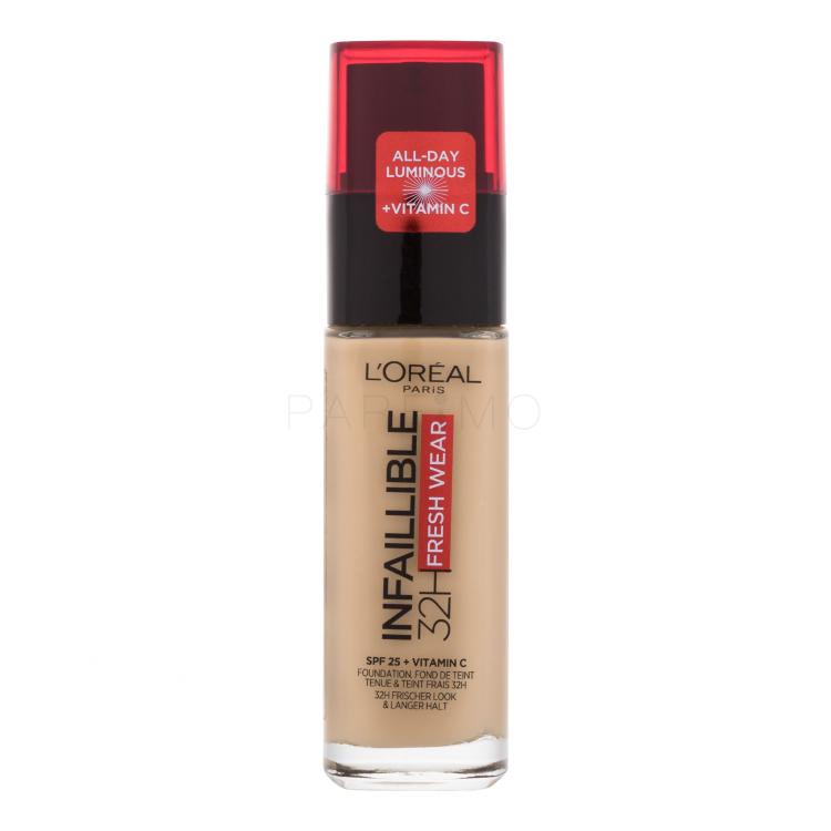 L&#039;Oréal Paris Infaillible 32H Fresh Wear SPF25 Fondotinta donna 30 ml Tonalità 140