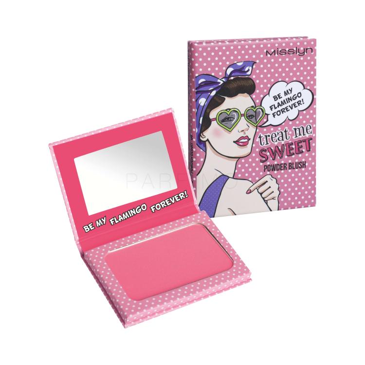 Misslyn Treat Me Sweet Blush donna 6 g Tonalità 08 Be My Flamingo Forever!