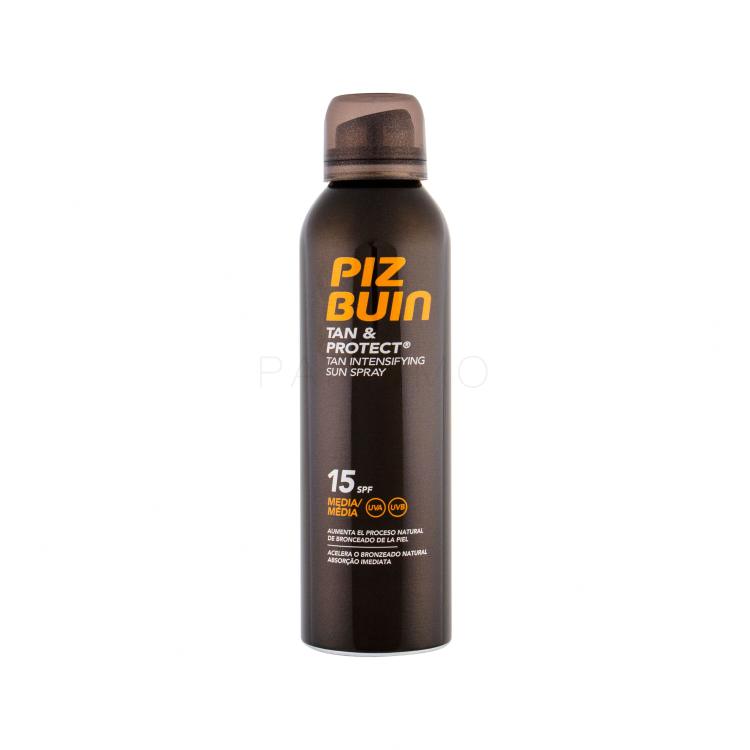 PIZ BUIN Tan &amp; Protect Tan Intensifying Sun Spray SPF15 Protezione solare corpo 150 ml