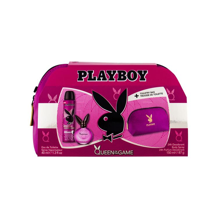 Playboy Queen of the Game Pacco regalo eau de toilette 40 ml + deodorante 150 ml + trousse