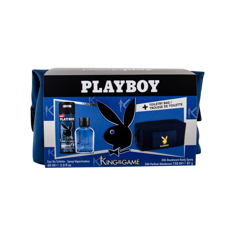Playboy King of the Game For Him Pacco regalo eau de toilette 60 ml + deodorante 150 ml + trousse