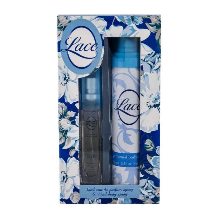 Taylor of London Lace Pacco regalo parfémovaná voda 12 ml + deodorant 75 ml