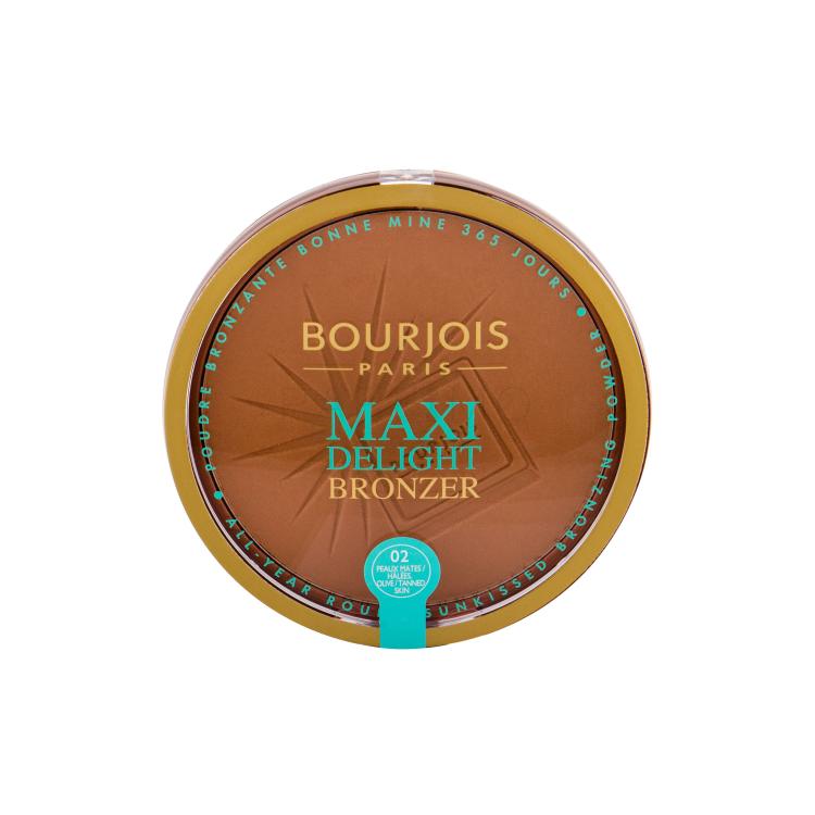 BOURJOIS Paris Maxi Delight Bronzer donna 18 g Tonalità 02 Olive/Tanned Skin
