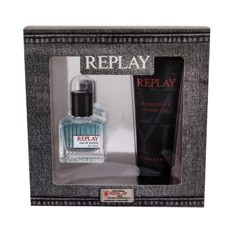 Replay Replay For Him Pacco regalo eau de toilette 30 ml + doccia gel 100 ml