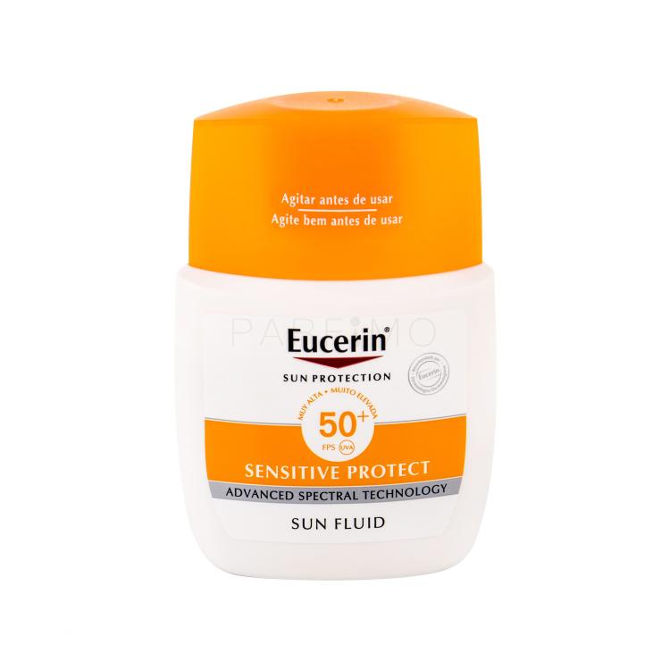 Eucerin Sun Sensitive Protect Sun Fluid Mattifying SPF50+ Protezione solare viso 50 ml