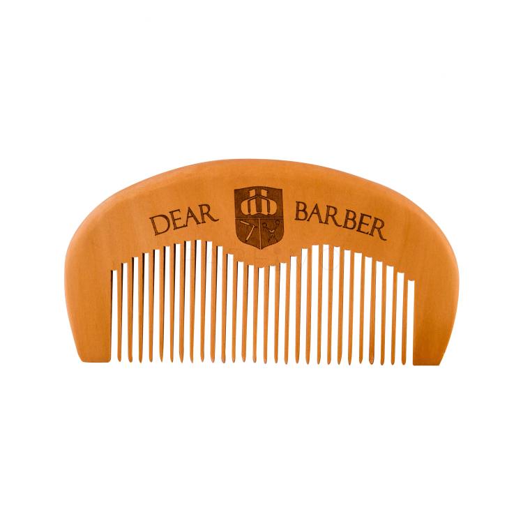 DEAR BARBER Beard Comb Spazzola per la barba uomo 1 pz