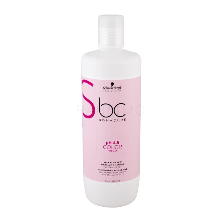 Schwarzkopf Professional BC Bonacure pH 4.5 Color Freeze Sulfate-Free Micellar Shampoo donna 1000 ml