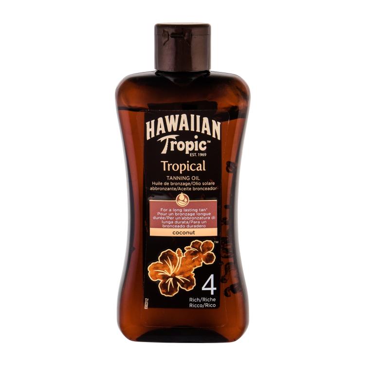 Hawaiian Tropic Tropical Tanning Oil SPF4 Prodotti doposole 200 ml