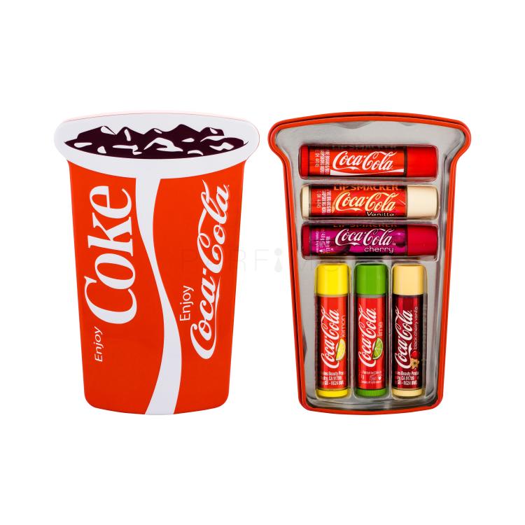 Lip Smacker Coca-Cola Lip Balm Pacco regalo balsamo labbra 6 x 4 g + scatolina