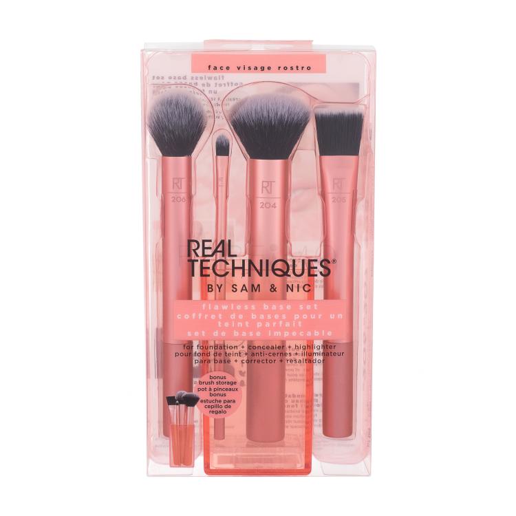 Real Techniques Brushes Base Core Collection Pennelli make-up donna Set