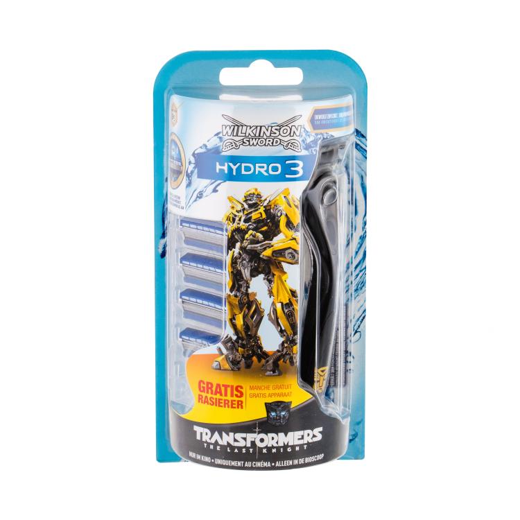 Wilkinson Sword Hydro 3 Transformers Pacco regalo rasoio 1 pz + lame di ricambio 4 pz
