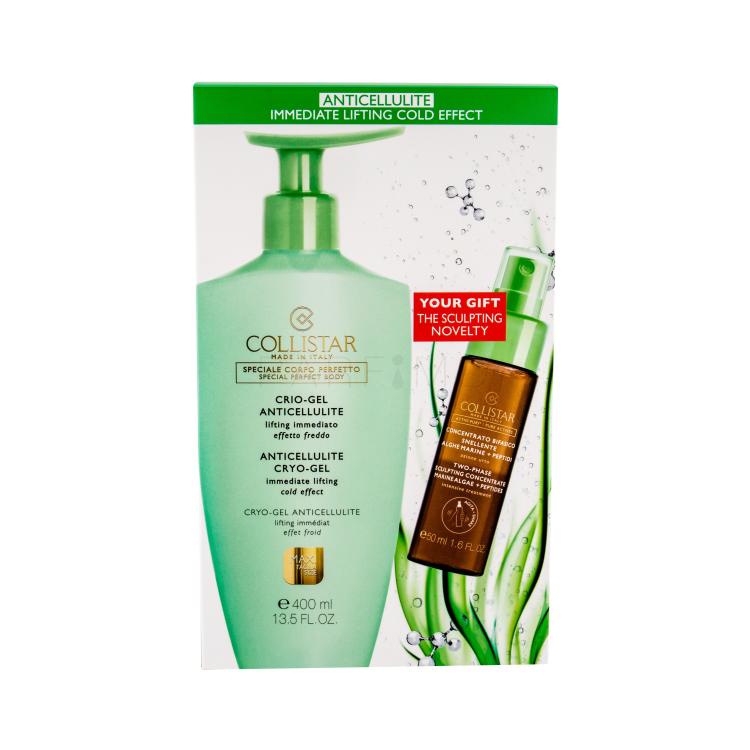 Collistar Special Perfect Body Anticellulite Cryo Gel Pacco regalo gel rinfrescante 400 ml + trattamento Pure Actives Two-Phase Sculpting Concentrate 50 ml