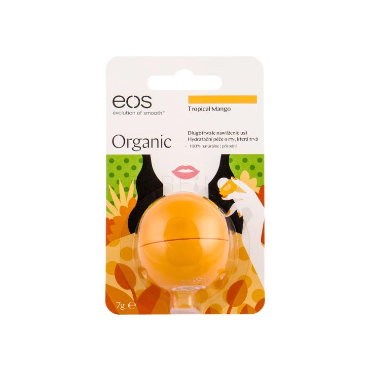EOS Organic Balsamo per le labbra donna 7 g Tonalità Tropical Mango