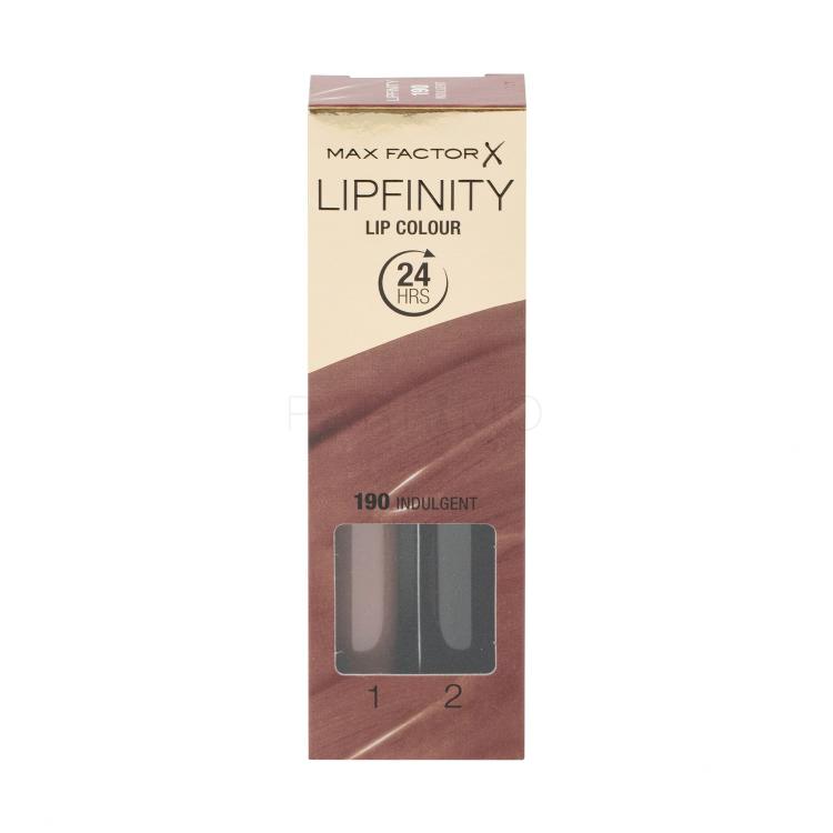 Max Factor Lipfinity 24HRS Lip Colour Rossetto donna 4,2 g Tonalità 190 Indulgent