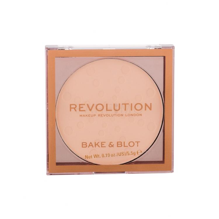 Makeup Revolution London Bake &amp; Blot Cipria donna 5,5 g Tonalità Lace