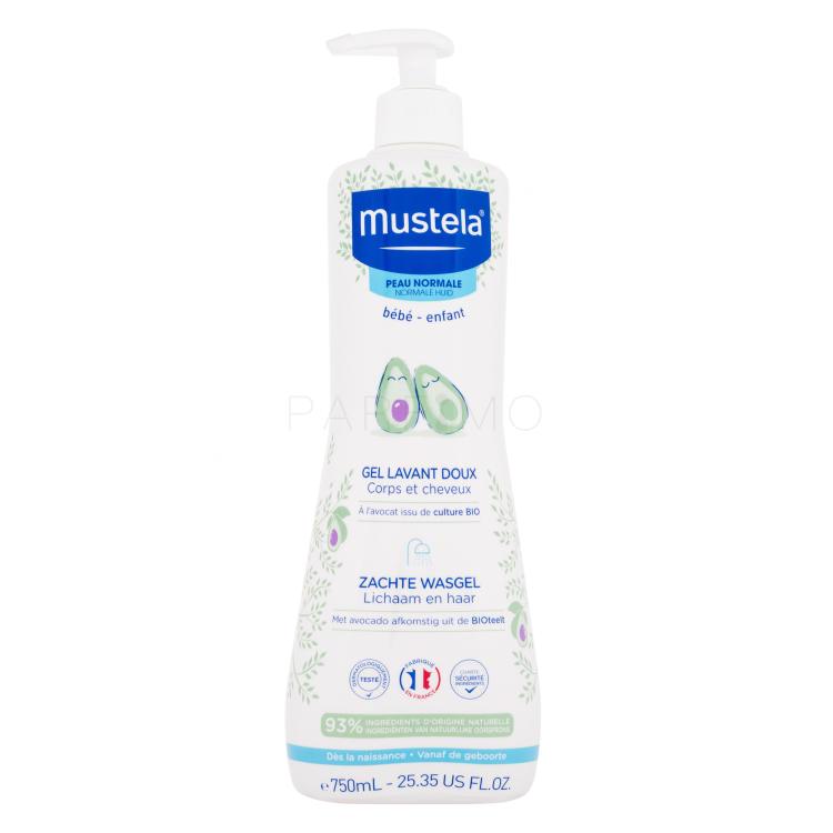 Mustela Bébé Cleansing Gel Doccia gel bambino 750 ml