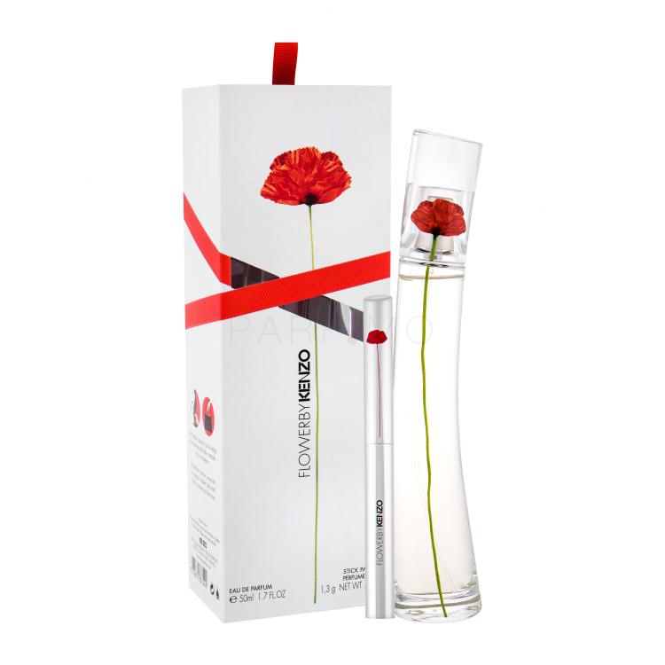 KENZO Flower By Kenzo Pacco regalo eau de parfum 50 ml + profumo in stick 1,3 g