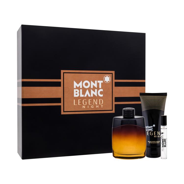 Montblanc Legend Night Pacco regalo eau de parfum 100 ml + balsamo dopobarba 100 ml + eau de parfum 7,5 ml