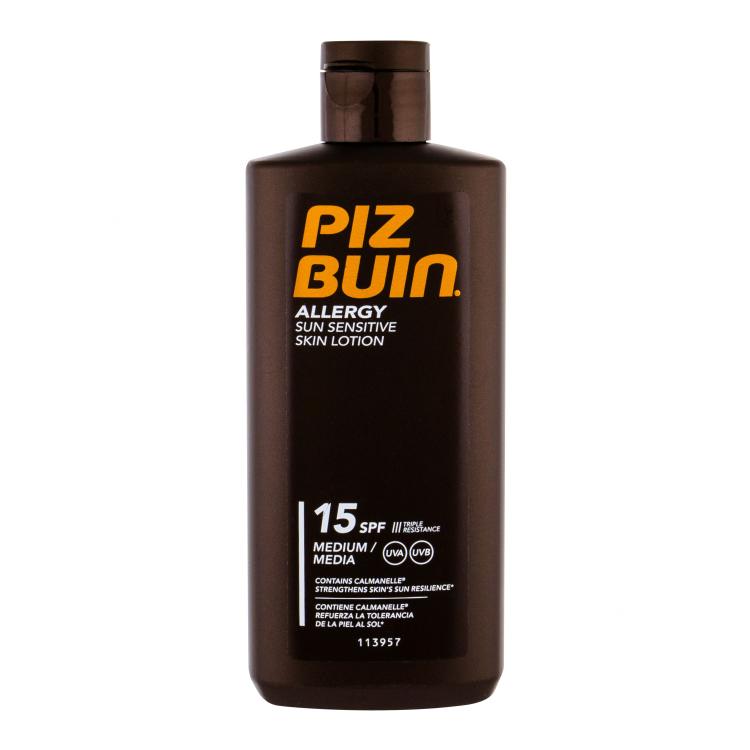 PIZ BUIN Allergy Sun Sensitive Skin Lotion SPF15 Protezione solare corpo 200 ml