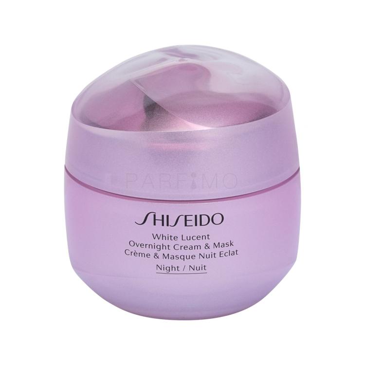 Shiseido White Lucent Overnight Cream &amp; Mask Crema notte per il viso donna 75 ml