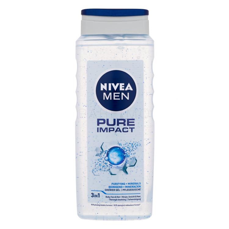 Nivea Men Pure Impact Doccia gel uomo 500 ml