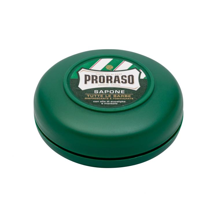 PRORASO Green Shaving Soap In A Jar Schiuma da barba uomo 75 ml
