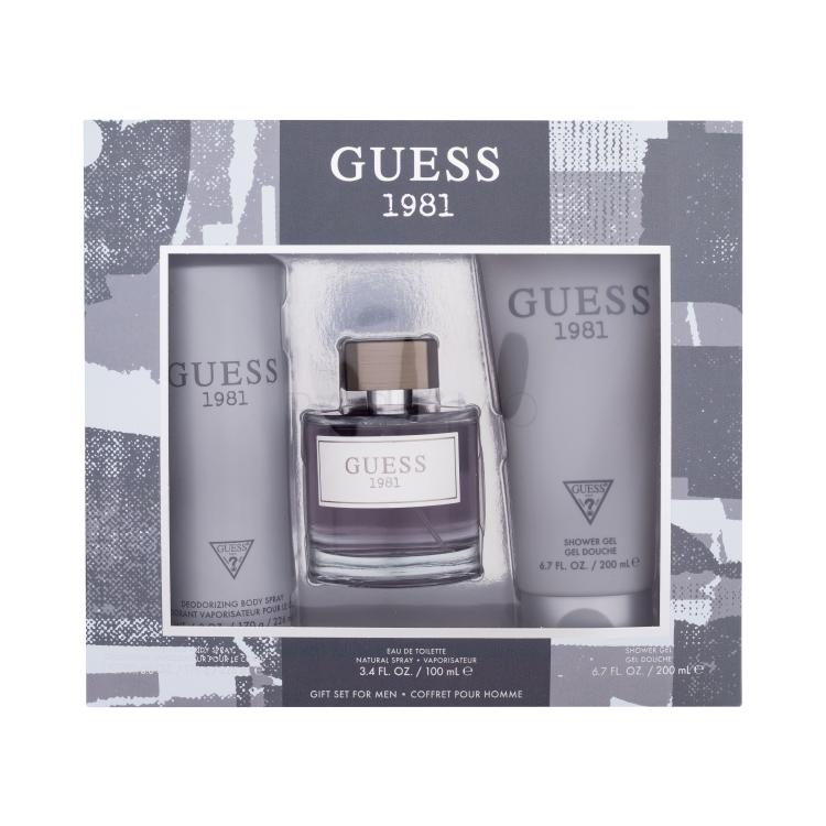 GUESS Guess 1981 SET2 Pacco regalo eau de toilette 100 ml + doccia gel 200 ml + deodorante 226 ml