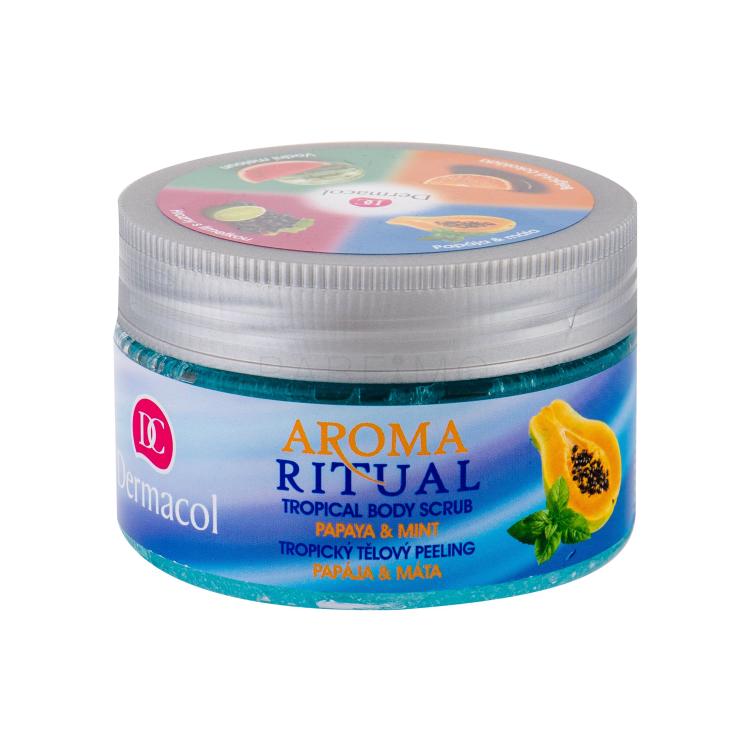Dermacol Aroma Ritual Papaya &amp; Mint Peeling per il corpo donna 200 g