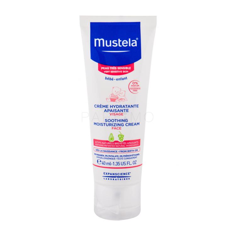 Mustela Bébé Soothing Moisturizing Face Cream Crema giorno per il viso bambino 40 ml