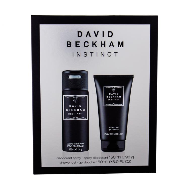 David Beckham Instinct Pacco regalo deodorante 150 ml + doccia gel 150 ml