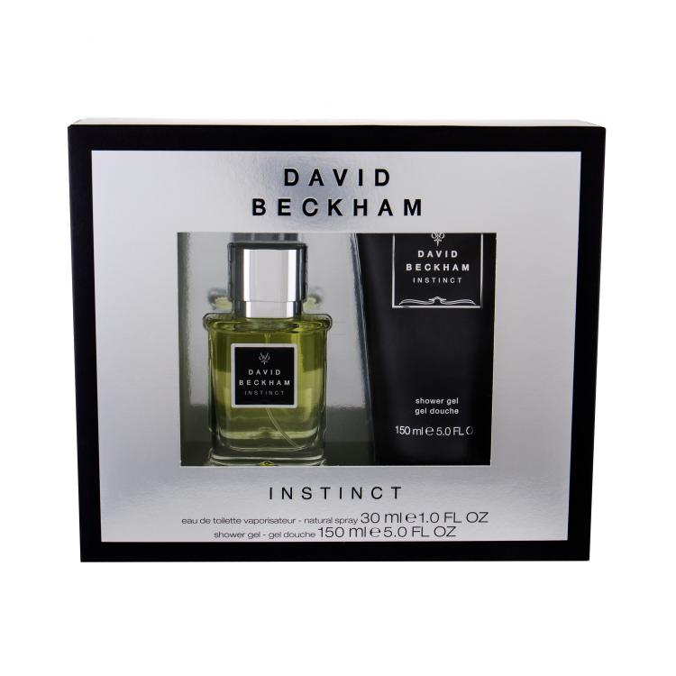 David Beckham Instinct Pacco regalo Eau de Toilette 30 ml + 150 ml doccia gel