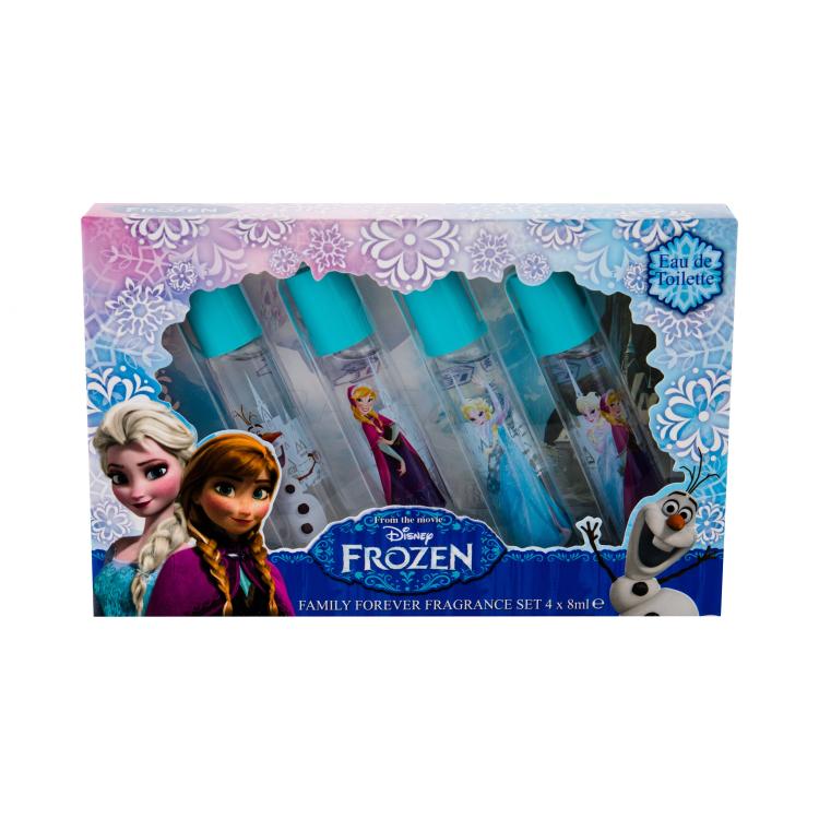 Disney Frozen Pacco regalo edt Anna 8 ml + edt Elsa 8 ml + edt Olaf 8 ml + edt Anna &amp; Elsa 8 ml