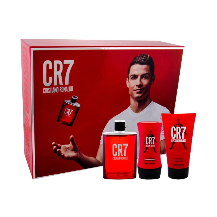Cristiano Ronaldo CR7 Pacco regalo eau de toilette 100 ml + doccia gel 150 ml + balsamo dopobarba 100 ml