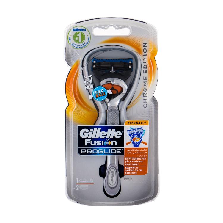 Gillette Fusion Proglide Flexball Chrome Edition Rasoio uomo 1 pz