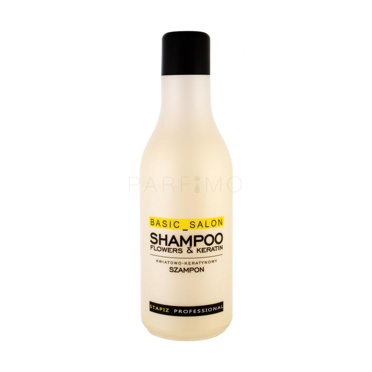 Stapiz Basic Salon Flowers &amp; Keratin Shampoo donna 1000 ml