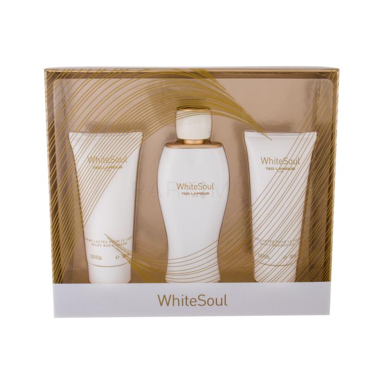 Ted Lapidus White Soul Pacco regalo eau de parfum 100 ml + crema corpo 100 ml + doccia gel 100 ml