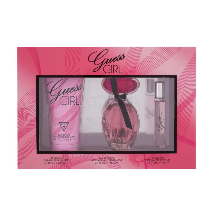 GUESS Girl Pacco regalo eau de toilette 100 ml + lozione corpo 200 ml + eau de toilette 15 ml