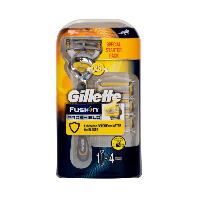 Gillette ProShield Pacco regalo rasoio 1 pz + testine di ricambio 3 pz