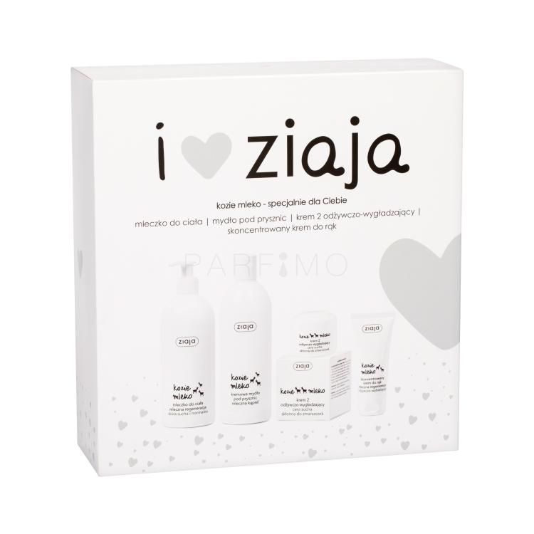 Ziaja Goat´s Milk Pacco regalo doccia crema 500 ml + lozione corpo 400 ml + crema viso giorno 50 ml + crema mani 50 ml