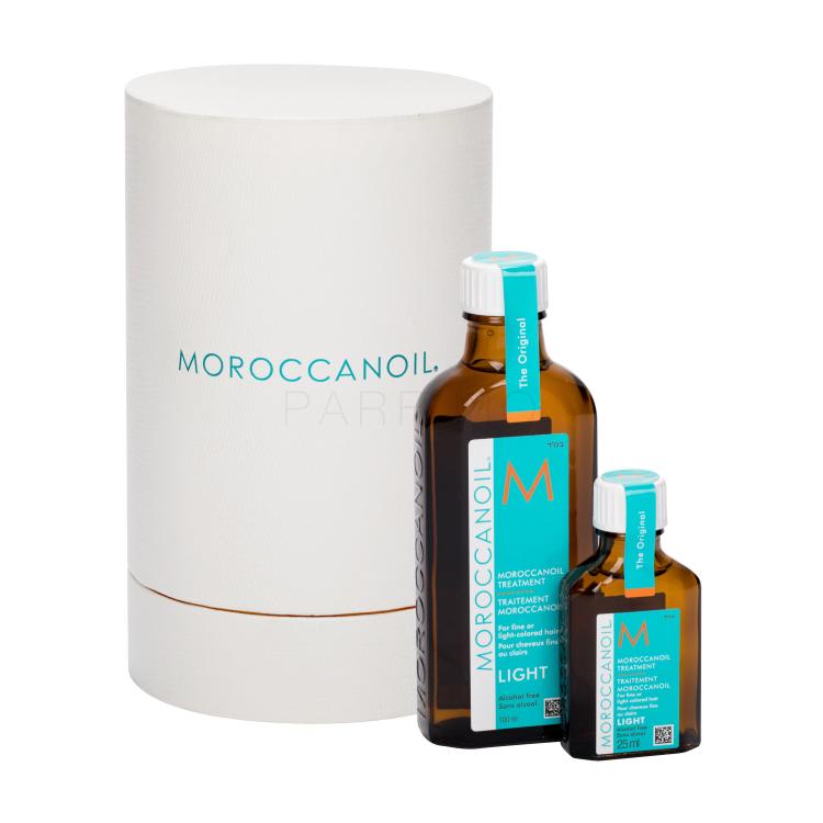 Moroccanoil Treatment Light Pacco regalo olio per capelli 100 ml + olio per capelli 25 ml