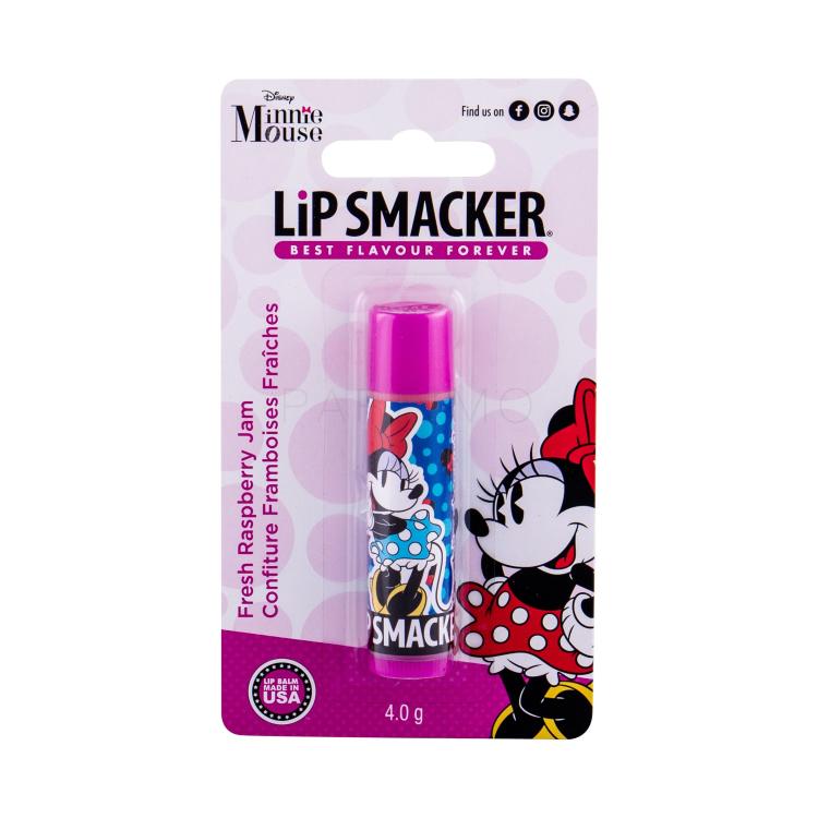 Lip Smacker Disney Minnie Mouse Balsamo per le labbra bambino 4 g Tonalità Fresh Raspberry Jam
