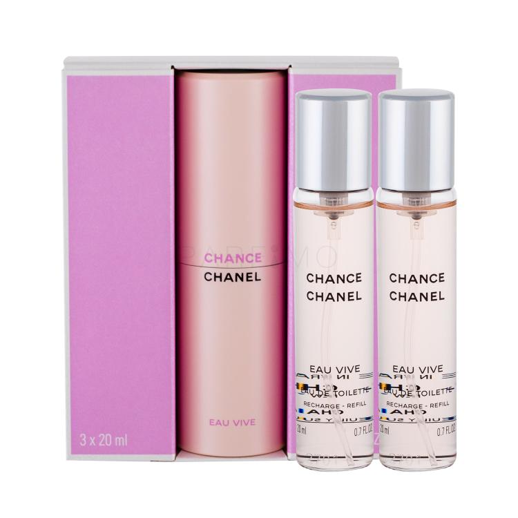 Chanel Chance Eau Vive Eau de Toilette donna 3x20 ml