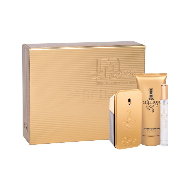 Paco Rabanne 1 Million Pacco regalo eau de toilette 50 ml + doccia gel 100 ml + eau de toilette 10 ml